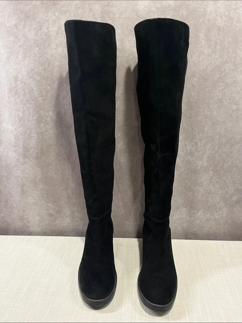 Blondo Sierra Waterproof Black Over-The-Knee Suede Boots size 8.5